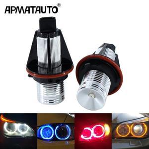 LED 칩 마커 엔젤 아이즈 BMW E39 E60 화이트 블루 레드 오렌지 옐로우 컬러 10W 세트당 2개