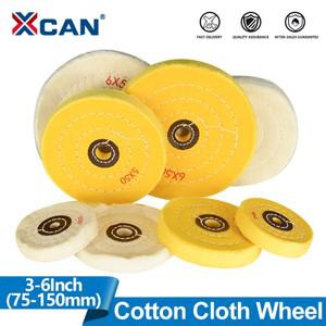 XCAN 천 버핑 연마 휠  패드 앵글 디스크  면 보푸라기 75-150mm  3-6 인치