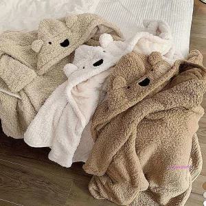 망토담요 학생 귀여운 미니 무릎 사무실 모자 차량용 곰돌이 후드jkl673