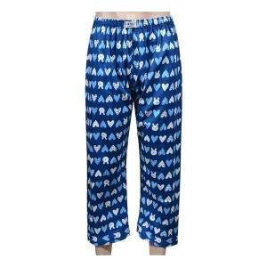 [하프클럽/]40수 순면 빅사이즈 남성 9부 파자마 귀여운수면바지