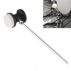 스테인레스 스틸 샤프트 양면 소프트 or 하드 헤드 베이스 드럼 페달 비터 킥 플라스틱 펠트 해머