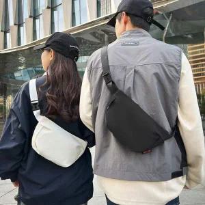 남녀공용 캐주얼 커플 슬링백 크로스 힙색 데일리백