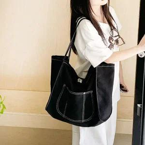 사각 어반브로스 쇼퍼백 빅 캔버스백 숄더백 에코백