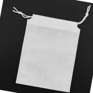 소형 보관 가방 화이트 여행용 부직포 백 목욕용품 정리 파우치