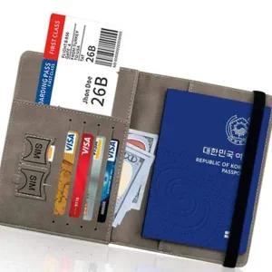 휴대용 전자여권 케이스 해킹 방지 파우치 안전 보관