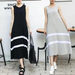 [라일리여성의류] Rly 민소매 여성 깔끔 나시 외출 원피스