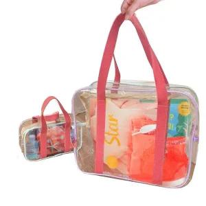 뷰레이터닷컴 썸머 투명 비치백 해변 바캉스 소형