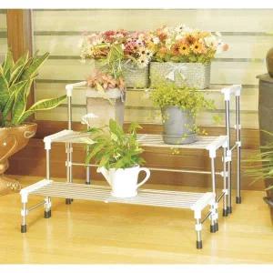 [콩심팥심]3단 화분대 화분선반 진열대 화분받침대