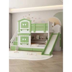 이층 침대 초등학생 여아 가구 슈퍼싱글 아기 다기능