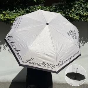 로즈 자동 양우산 암막 3단 자동우산