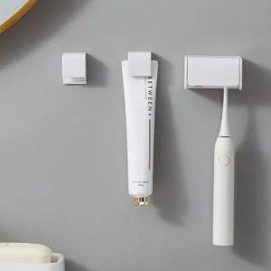 치약걸이 치약 디스펜서 거치대 꽂이 홀더 무타공