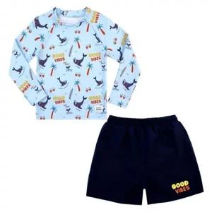 돌고래 보드숏 상하래쉬가드 남아 유아 아동 물놀이용