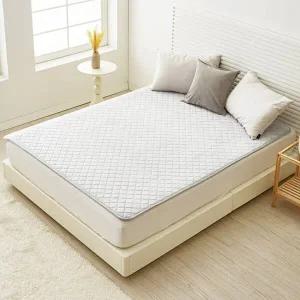 [눕자]눕자 카본 탄소매트 전기요장판 소프트극세사 그레이 퀸 분리난방 160X200