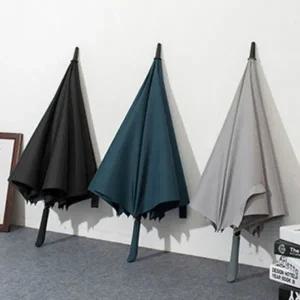 남성용 모던 트렌디 반자동 장우산 고급 튼튼한 우산