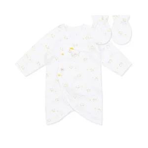 [오가닉맘](김해점)스타코니배내가운손싸개세트 MLSNBW06