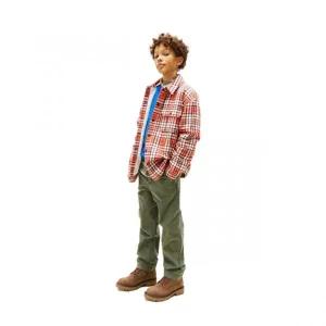 타미힐피거 TOMMY HILFIGER KIDS 플리스 라이닝 체크 오버 셔츠 T42F7HSH610BT10LY 512229