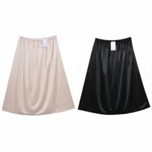 긴속치마 얇은 허리 밴딩
