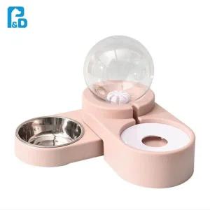 [콩심팥심]강아지물그릇 반려동물식기 애견급수 급식기1.8L 핑크