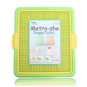 [콩심팥심]강아지 실내 배변판 화장실 애견 토일렛 그린