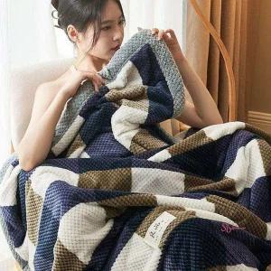 극세사블랭킷 담요 캠핑 블랑캣 겨울 밍크 이불 대형 휴대용 쇼파 부드러운 무릎 사무실 회사xyz099