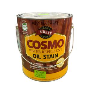 성안 코스모 오일 스테인 3.3L/오일/칼라스테인/목재내구력 강화,방부,방충/페인트김사장