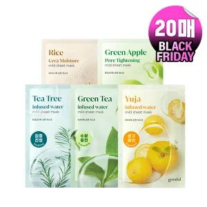 [즉할10%+스묶25%] 구달 순한 마스크팩 20매 반.값.특.가