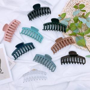 국산 무광 올림머리 헤어 머리 집게 핀 삔  P06 집게핀(L)