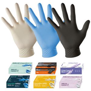 크린스킨 질긴 일회용 장갑 식품용 니트릴 라텍스 100매 (16종)