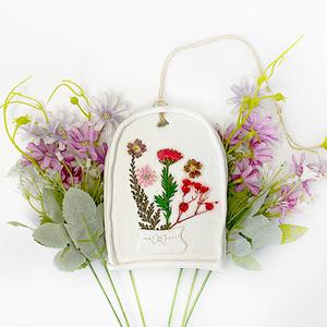 [문구티쳐] 압화 지점토 벽걸이 만들기 1인용세트 / 봄 만들기 압화 인테리어소품 플라워 만들기세트