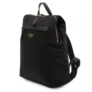 [헤지스](광주신세계)[HAZZY ACC] 블랙 나일론 혼방 로고 백팩 HIBA2E305BK