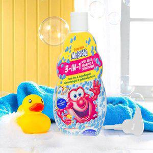 [미스터버블]오리지널3인1(샴푸+컨디셔너+바디워시를 한번에) 473ml+펌프+증정 미니버블