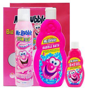 [미스터버블]오리지널 2종세트 (버블바스473ml+폼솝236ml+미니3인1_75ml)+증정 미니버블