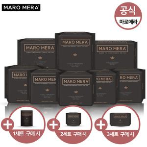 마로메라 순면 생리대 BEST 8팩 묶음 세트 / 1세트 이상 생리대 팬티라이너 중형 오버나이트