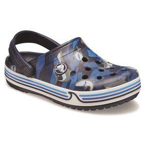 [크록스] 키즈 크록밴드 샤크 클로그 아동 샌들 슬리퍼 206152-410