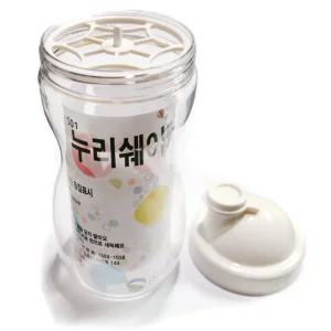 쉐이커 500ml x 3개 원터치 물병 미숫가루 선식 쉐이크 물통 쪽빛누리