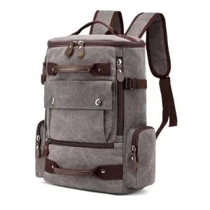 캔버스 백팩 노트북가방 대용량 여행 배낭 남자가방 캐주얼 군인