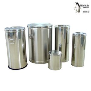 국산 스텐휴지통/뱅뱅이 회전뚜껑 SUS 스텐쓰레기통 학교 사무실 화장실 백화점 