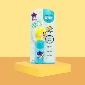 핑크퐁 아기상어 피규어 립케어 어린이 립밤, 2개