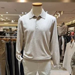 [올젠](의정부점)울 블렌드 로고리스 카라니트 3컬러 ET1208F