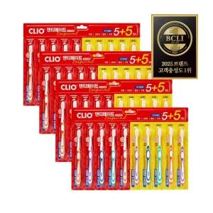 크리오 덴티메이트 오리지널 초극세모 칫솔 5+5입 x4개