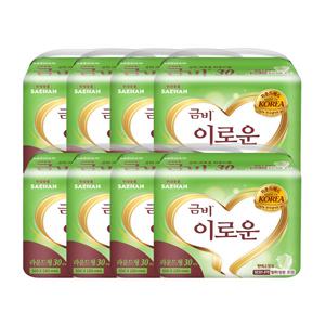 금비 이로운 속기저귀 라운드형(30매x8팩) 성인용기저귀