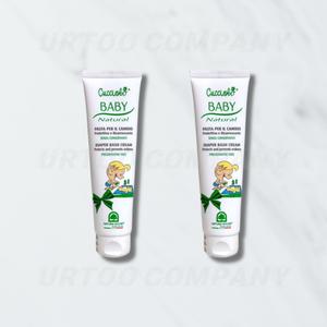 나뚜라하우스 꾸찌올로 기저귀 땀띠 파우더 크림 겨드랑이 엉덩이 전신 보습 100ml 2개