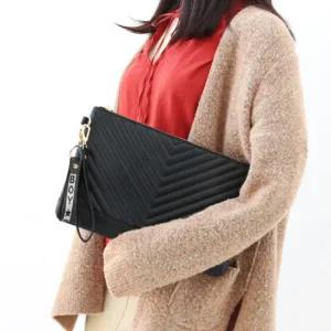 [디어백] 남녀공용 퀼팅 클러치백 CH2053