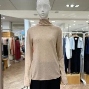 [대구백화점] [세컨스킨]소매 립 베이직 풀오버 니트(AEWFT9310)