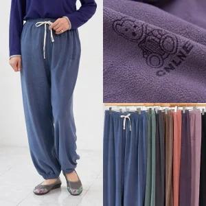 마미소 자전거곰 조거 바지 운동복 실내복 츄리닝 엄마 할머니 빅사이즈 40 60 마담 중년 여성 옷