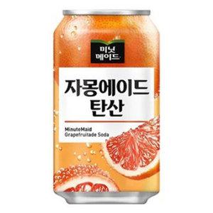 미닛메이드 자몽에이드 탄산 355ml x 24개