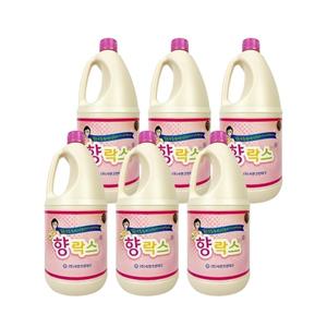 서연 향락스(2L)-6개 살균 표백제 배수관 화장실청소 곰팡이 섬유얼룩제거