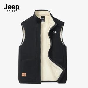 JEEP SPIRIT 지프 양털 조끼 뽀글이 후리스 조끼