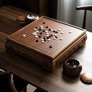 대추나무 바둑판세트 바둑통 보드게임 바둑판 오목판 원목 기원