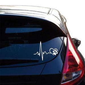 [BZF71H95_51C0]하트비트 러브 펫 차량용 스티커 / 자동차